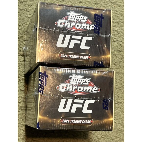 2 New! 2024 Topps UFC Chrome Factory Sealed Blaster Box 24 Cards In 6 Packs Misb - Picture 2 of 4